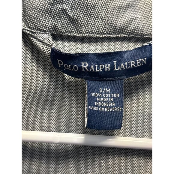 Polo Ralph Lauren Robe S/M Gray 100% Cotton Belted Long Sleeve - Picture 3 of 10